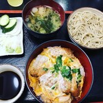Hiranami Soba - かつ丼セット