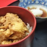 天ぷら　若杉 - ミニかき揚げ天丼。