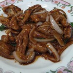 餃子の王将 - ホルモン味噌炒め