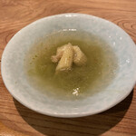 炭火割烹 蔓ききょう - ヤングコーンの餡かけ