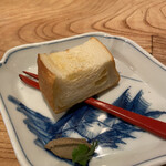 炭火割烹 蔓ききょう - 鹿肉肝パテとパン