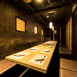 We have private rooms of various sizes for small and large groups!
