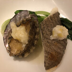 Ginza Asuta - 白身魚と鮑の檸檬塩麹蒸し