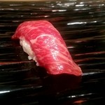 鮨 橋口 - ナガスクジラの尾の身