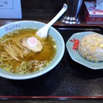 浜しんラーメン - 半チャンらーめん