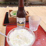 水谷茶屋 - かき氷(みるく)とビール