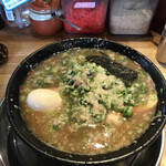 がむしゃら - 硬め、こってり、ネギ出来るだけ多め