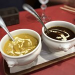 欧風カレー 白山舎  - ◆私は「シーフードカレー」と「フルーツカレー」を