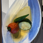 Hoteru Risuteru Hamanako - 夏野菜の煮浸し
