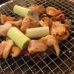 Toridamashii Torifuku - 鶏半身盛り＆白ネギ♪