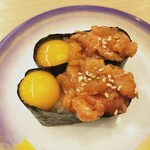 すし江戸 - サーモンユッケ