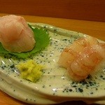 鮨 志の助 - のどぐろ＆ガスエビのお造り