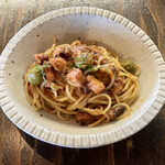 blanc cotta - タコとオリーブのラグースパゲッティ(1,300円)