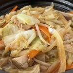 ほっともっと - 肉野菜炒め弁当の肉野菜炒め