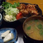 沢内甚句 - 唐揚げ定食