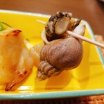 和食ながい - つぶ貝と大根煮