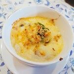 Satoyama Cafe tasaburo sansou - ほうれん草と豚肉のグラタン