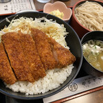 Yanagiya - 上ソースカツ丼ミニ蕎麦セット