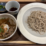 手打そば優心 - 牛つけざる