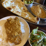 MASALA - ナンもご飯も食べたかったの^ ^カレーも2種類！笑