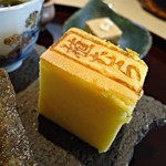 料理屋 植むら - 店名入りの厚焼き玉子