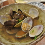 串松 - アサリの酒蒸　￥６００