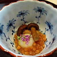 料理屋 植むら - なめこといくらのとろろのせ