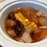 翠林 - 牛すじと野菜の蒸しスープ