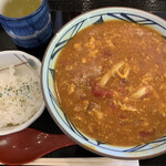 丸亀製麺 - トマたまカレーうどん 並(690円)