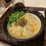 うどん 丸香 - 青唐釜玉うどん