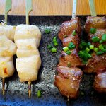 とんかつ & とり天 しげのや食堂 - レバーとササミ