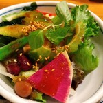 バランス食堂 七源 - 彩り野菜サラダ