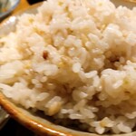 バランス食堂 七源 - ご飯十六穀米大盛