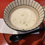 割烹 新多久 - 山芋の茶碗蒸し