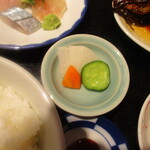 浅草 ときわ食堂 - お新香。浅漬け。