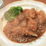 中国料理 龍薫 - 鰆のピリ辛葱炒め　湯気もお味も♡♡♡