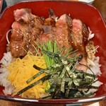 Asakusa Imahan - 二段重（ステーキ丼）