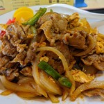 Fuku Ichiban - Spicy Rice Bowl with Bell Peppers, Onions, Pork, and Egg...