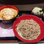 名代 富士そば - かつ丼セット