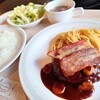 Poware - 料理写真:ハンバーグセット ベーコン添え①