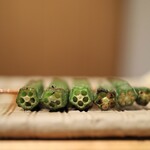 鳥しき - オクラ