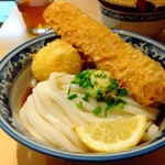 梅田 釜たけうどん - 