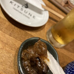 天ぷらスタンド KITSUNE - 肉味噌！