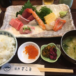 まこと寿司 - お刺身定食上