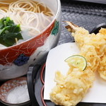 Ukiya - 天ぷらが別盛り　天ぷらそば