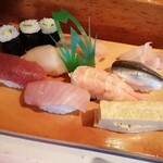 かつら寿司 - ランチにぎり(1000円)