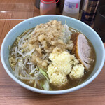 ラーメン やまや本店 - ヤサイちょいマシ、ニンニク、アブラ