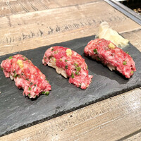 代官山焼肉 kintan - 黒毛和牛サーロインの握り寿司