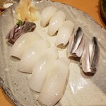 やすけ - 白いか、墨イカ