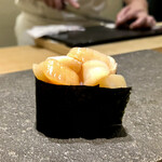 鮨 なんば - 大星の小柱はいい食感とその旨味！